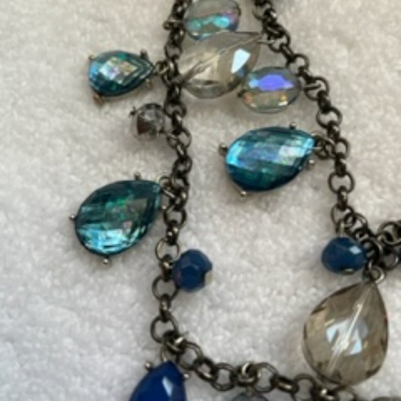 Blue/Aqua/Turquoise Layered Necklace - Picture 10 of 15